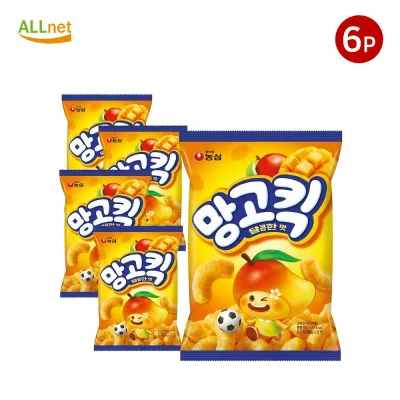 農心 マンゴーキック 甘い味 75g×6個セット お菓子 韓国食品 韓国グルメ 韓国料理 輸入食品 韓国 まとめ買い セット商品 ストック