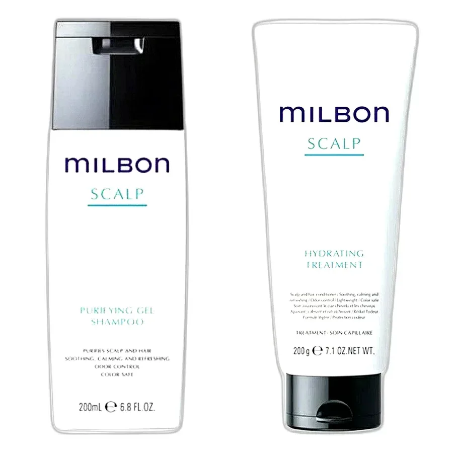 【セット】ミルボン ピュリファイング ジェルシャンプー &トリートメント 200ml SCALP スカルプ グローバル ミルボン 【milbon】