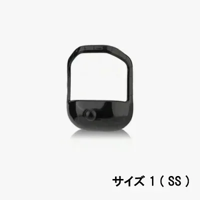 あごひげ 口ひげ 髭 剃り スタイリング ツール ブラック 【サイズ1 (SS)】【タイプG】髭のスタイリング 造型ツール シェーピング 【定形外郵便のみ送料無料】ヒゲ ガイド 髭の形を整える 理容 コーム 櫛 理容ツール シェーバーと併用可 簡易包装