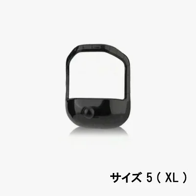 あごひげ 口ひげ 髭 剃り スタイリング ツール ブラック 【サイズ5 (XL)】【タイプG】髭のスタイリング 造型ツール シェーピング 【定形外郵便のみ送料無料】ヒゲ ガイド 髭の形を整える 理容 コーム 櫛 理容ツール シェーバーと併用可 簡易包装