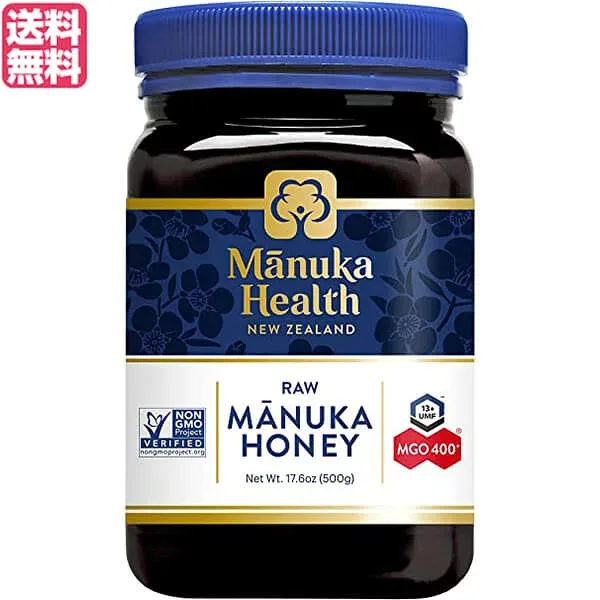 マヌカハニー UMF MGO マヌカヘルス マニカハニー MGO400+/UMF13+ 500g 送料無料