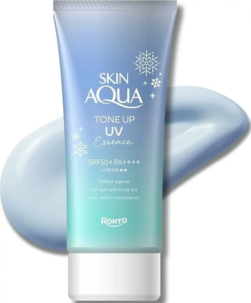スキンアクア(SKIN AQUA) トーンアップ UV エッセンス 日焼け止め 透明感 色白感UP ブルー 80g SPF50+ PA++++(2025年1月発売)