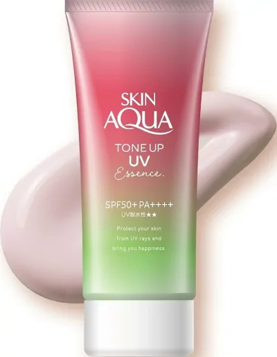 スキンアクア(SKIN AQUA) (skin aqua) トーンアップUVエッセンスハピネスオーラ 80グラム (x 1)