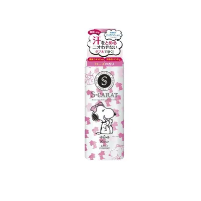 S-CARAT エスカラット 薬用デオドラントパウダースプレー ローズ 180g