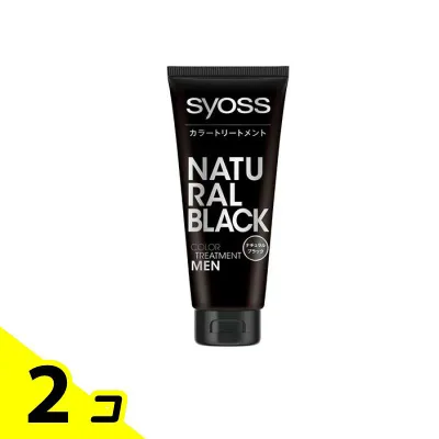 syoss(サイオス) カラートリートメント for MEN ナチュラルブラック 180g 2個セット