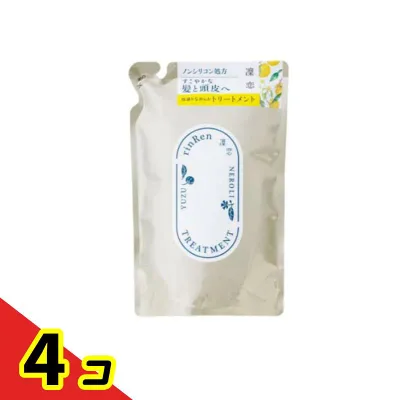 凜恋(リンレン) トリートメント ユズ&ネロリ 詰め替え用 400mL 4個セット