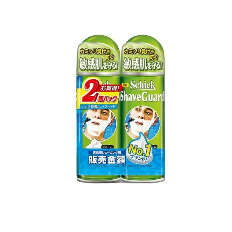 Schick(シック) 薬用シェーブガード シェービングフォーム 200g (×2個入 ダブルパック)