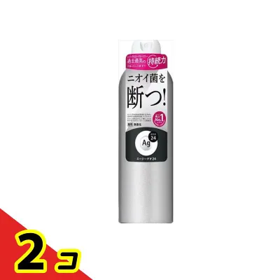 Ag DEO24 エージーデオ24 デオドラントスプレー 無香性 LL 180g 2個セット