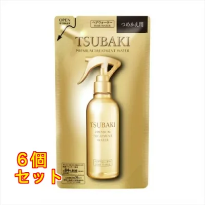 TSUBAKI ツバキ プレミアム トリートメントウォーター つめかえ用 200ml×6個