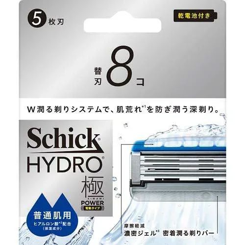 シック ハイドロ極パワー 普通肌 替刃 8個入