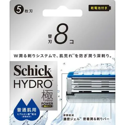 シック ハイドロ極パワー 普通肌 替刃 8個入