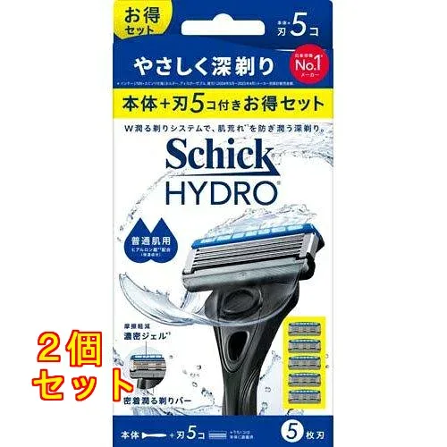 シック ハイドロ 普通肌 コンボパック 本体+刃5個×2個
