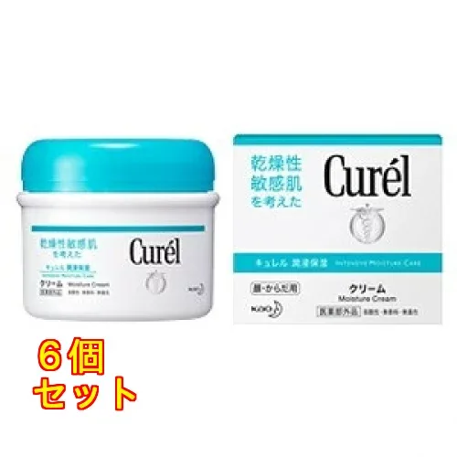 花王 キュレル 薬用クリーム ジャー 90g×6個