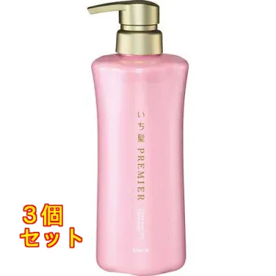 いち髪 PREMIER シルキースムース セラムトリートメント ポンプ 450g×3個