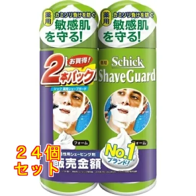 シック 薬用シェーブガード シェービングフォーム 200g×2×24個