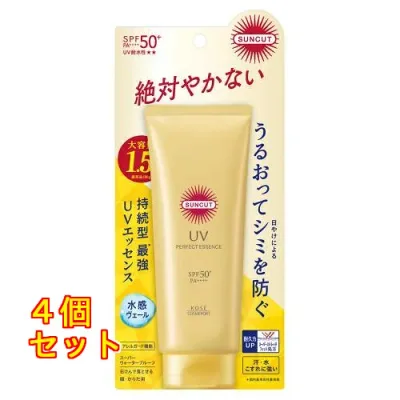 コーセーコスメポート サンカットR パーフェクトUVエッセンス SPF50+ PA++++ 120g×4個