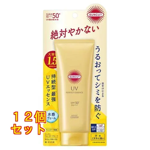 コーセーコスメポート サンカットR パーフェクトUVエッセンス SPF50+ PA++++ 120g×12個