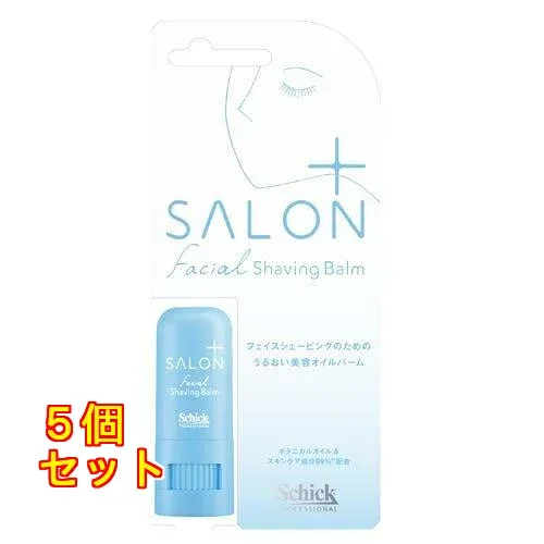 サロンプラス フェイシャルシェービングバーム 1個×5個