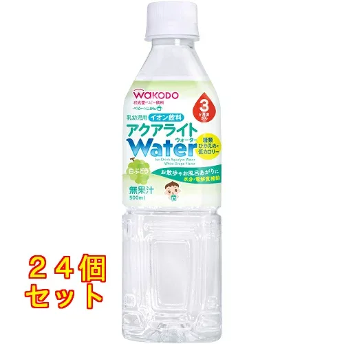 ベビーのじかん アクアライトWater 白ぶどう 500ml×24個
