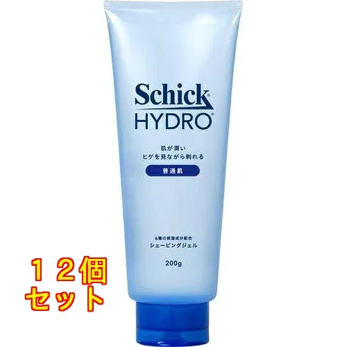 シック ハイドロ シェービングジェル 普通肌 200g×12個