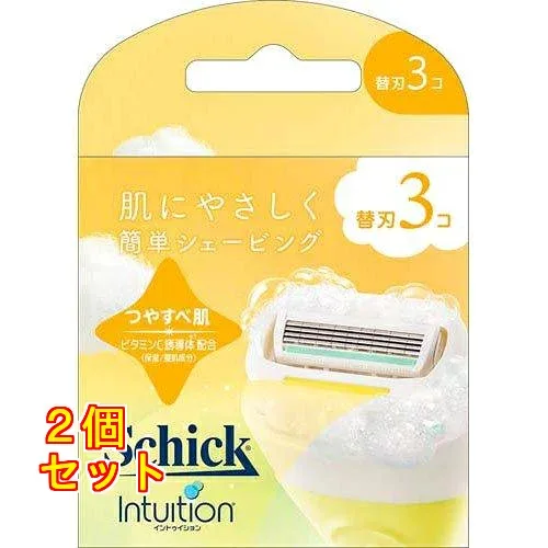 シック イントゥイション つや肌 替刃 3個入×2個