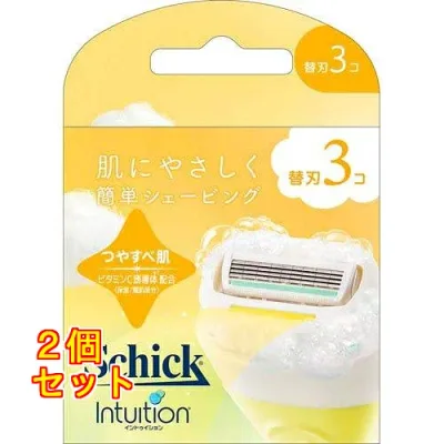 シック イントゥイション つや肌 替刃 3個入×2個