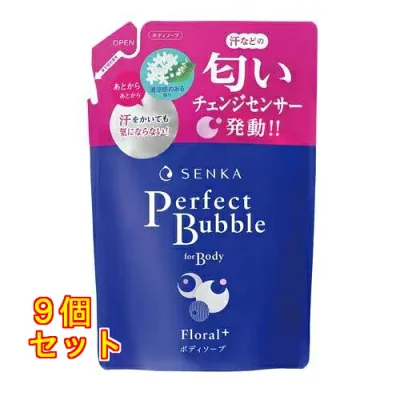 専科 パーフェクトバブル フォーボディ フローラルプラス つめかえ用 350mL×9個