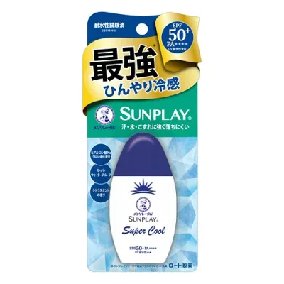 ロート製薬 メンソレータム サンプレイ スーパークール SPF50+ PA++++ (30g) ミルク 日焼け止め 顔・からだ用