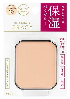 資生堂 インテグレート グレイシィ モイストパクトEX レフィル ピンクオークル10 赤みよりで明るめの肌色 SPF22 PA++ (11g) 入れ替え用 ファンデーション