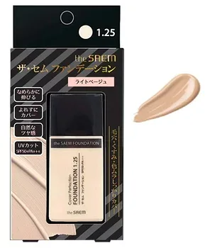 ザ・セム ファンデーション 1.25 ライトベージュ (35g) the SAEM リキッドファンデーション