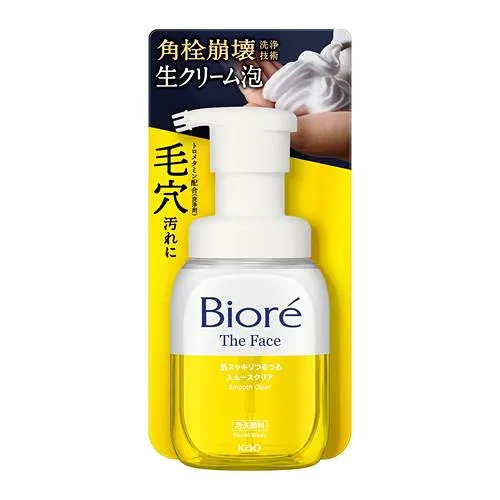 花王 ビオレ ザフェイス 泡洗顔料 スムースクリア 本体 (200mL) 洗顔フォーム