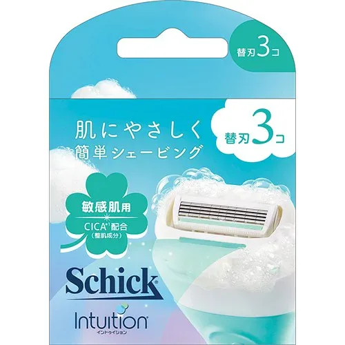 シック イントゥイション 敏感肌用 替刃 (3個) 女性用カミソリ 替刃 Schick