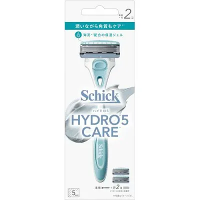 シック ハイドロ5ケア ホルダー (本体+刃2個) 5枚刃 カミソリ 髭剃り Schick