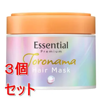 《セット販売》 花王 エッセンシャル プレミアム とろ生ヘアマスク 180g×3個セット インバスヘアケア ホワイトピーチ&ムスクの香り