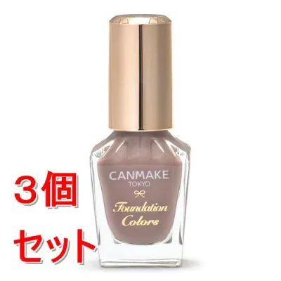 《セット販売》 井田ラボラトリーズ キャンメイク ファンデーションカラーズ 12 モーヴトープ×3個セット