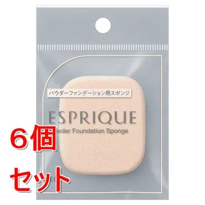 《セット販売》 コーセー エスプリーク パウダーファンデーション用 スポンジ C×6個セット