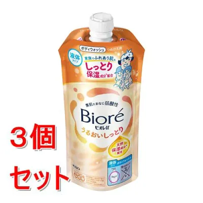 《セット販売》 花王 ビオレU うるおいしっとり つめかえ用 320ml×3個セット