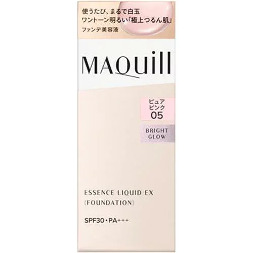 資生堂 マキアージュ エッセンスリキッド EX ブライトグロウ ピュアピンク05 白玉 SPF30/PA+++