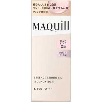 資生堂 マキアージュ エッセンスリキッド EX ブライトグロウ ピュアピンク05 白玉 SPF30/PA+++