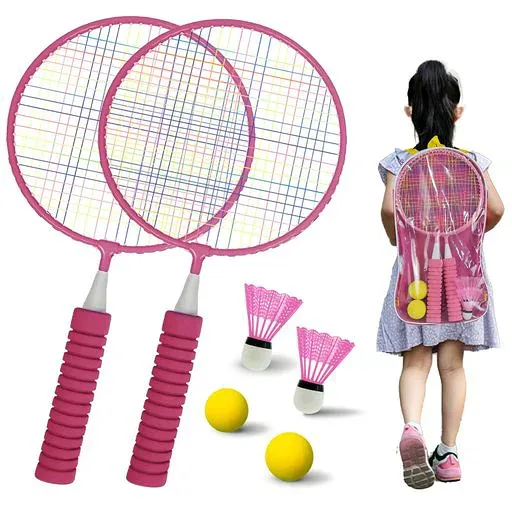 roseddy バドミントンラケット 子供 軽量 バドミントン ラケット セット こども 親子 バトミントンセット 子供用 バドミントン テニス ラケット 親子プレイ アウトドアバドミントン スポーツ