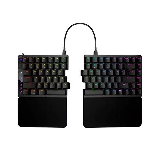 ASUS ROG Falcata Gaming Keyboard / 75%レイアウトゲーミングキーボード/磁気スイッチ/ラピッドトリガー / 最大8000Hz / USB有線 / 2.4GHz無線 /
