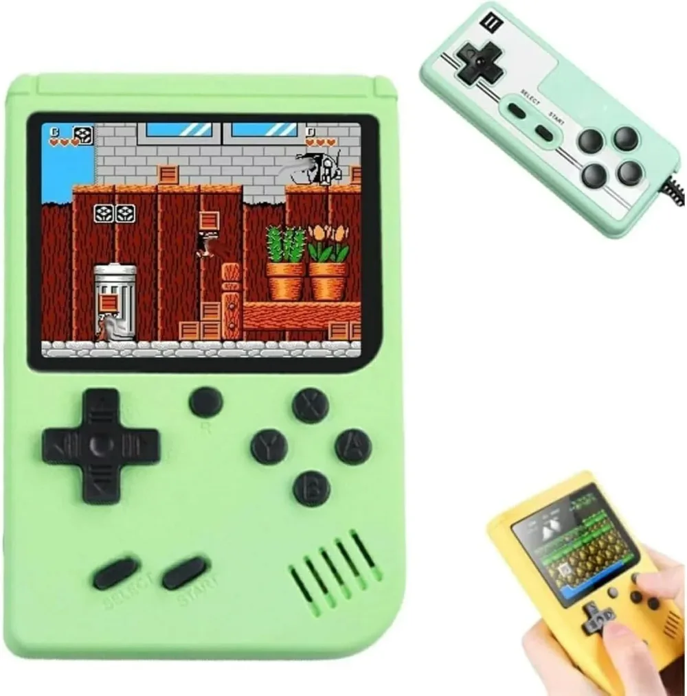 携帯ゲーム機 ポータブル 電子手持ち マカロンポケット レトロハンドヘルド 子供用 内蔵500 大人用 レトロ 贈り物 クリスマスプレゼント
