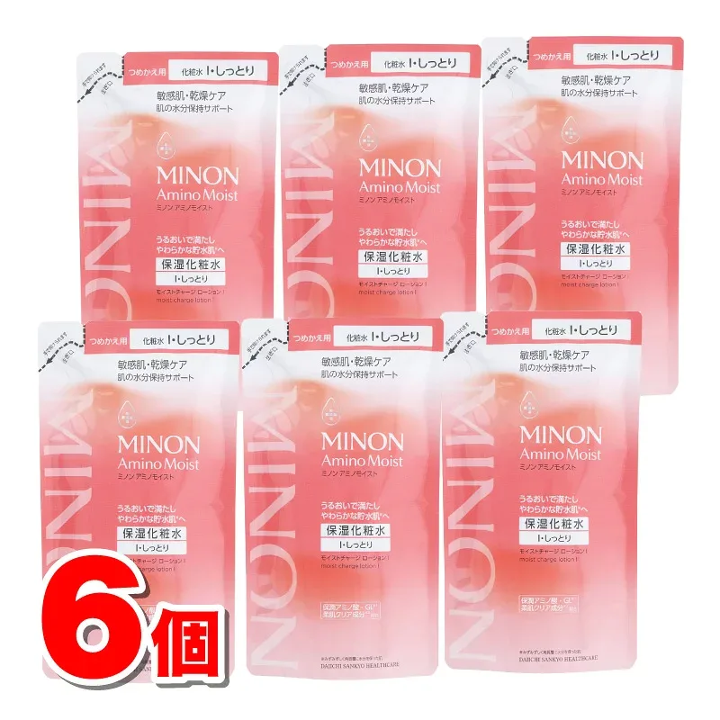 第一三共ヘルスケア ミノン アミノモイスト モイストチャージ ローション I しっとりタイプ 詰替 130mL ×6個