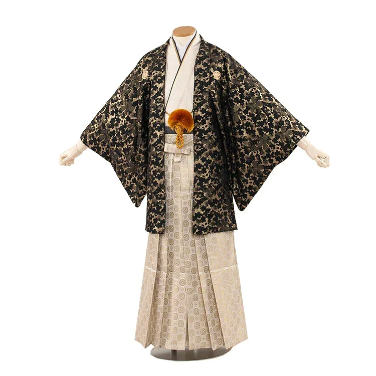 【レンタル】紋付12点フルセット 往復送料無料 新品足袋プレゼント 卒業式 結婚式 成人式 イベント レンタル袴 レンタル衣装 袴セット 羽織袴 紋付袴 袴レンタル 紋付羽織袴 男 袴 男性 セット メンズ 貸衣装 紋付き袴 紋付 羽織 着物 3AF5C05