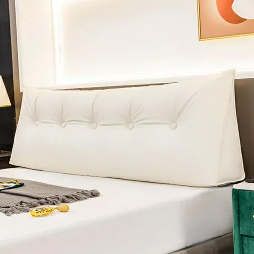 背もたれクッション ウェッジ枕 ヘッドボードクッション 150cm*50cm*20cm 腰枕 ウェッジクッション バックレスト ベッドサイド ヘッドボード クッション 通気性 柔軟性 ロング ヘッドボ