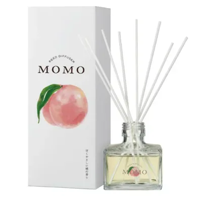 デイリーアロマ 日本製 リードディフューザー 桃の香り 120mL / デイリーアロマジャパン
