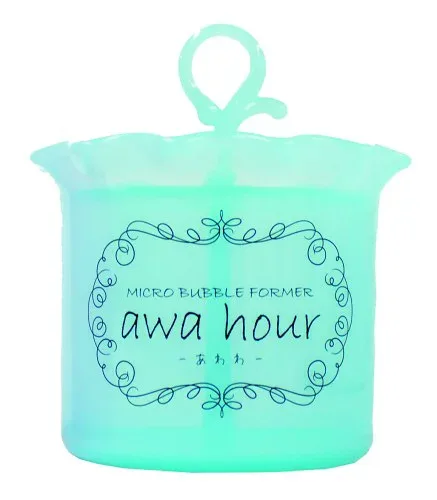 マイクロバブルフォーマー awa hour あわわ マーメイドブルー 洗顔泡立て器
