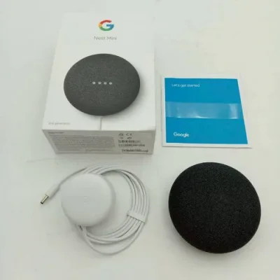 Google Nest Mini 第2世代 小さくても便利なスマートスピーカー Googleアシスタント 声だけで家電を操作 (グレー チャコール Charcoal)