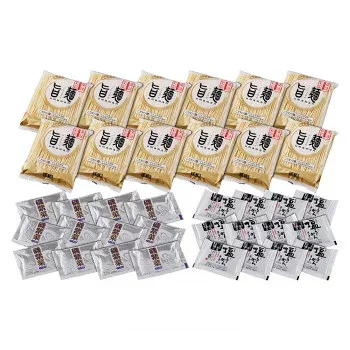 「旨麺」岩塩ラーメン(磯紫菜付) 12食セット FG-12i