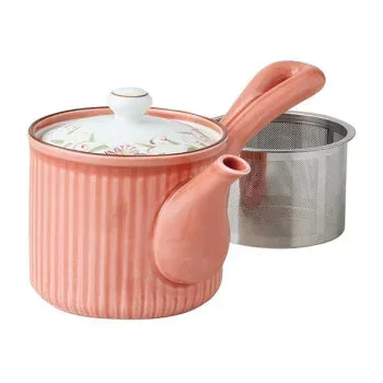 西海陶器 花蓮 SS軽量急須 赤・小 13907